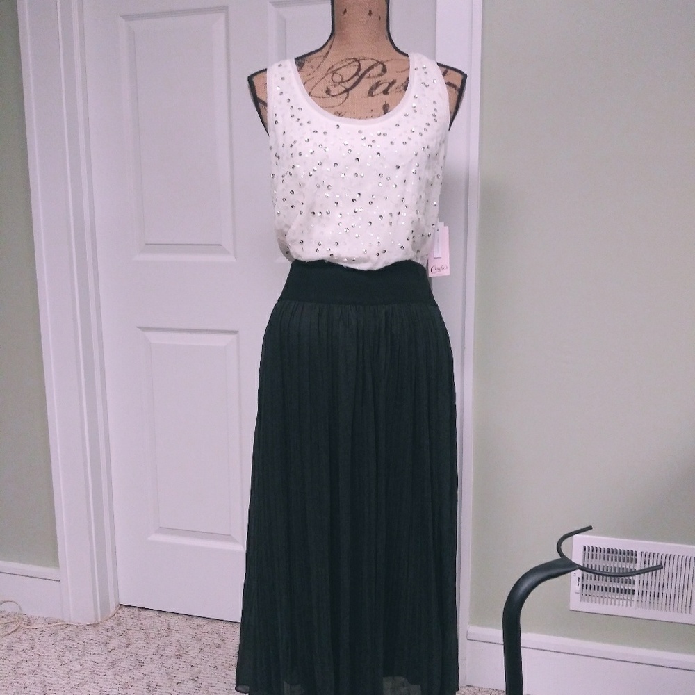 Metrowear Shimmery Black Skirt